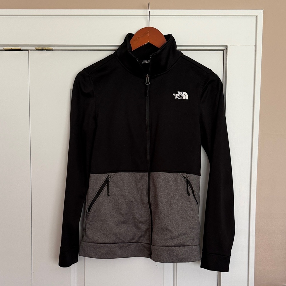 The North Face Black and Gray Full-Zip Jacket